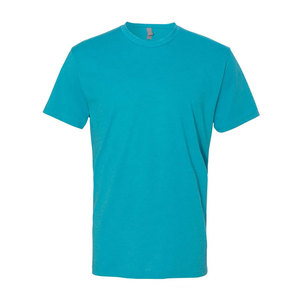 Camisetas lisas de manga corta transpirables de gimnasio de alta calidad 100% camisetas de algodón para hombre - Product Image 3