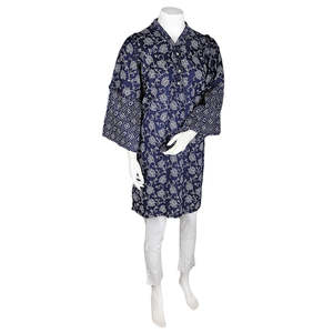Traje de dos piezas estampado para mujer - Azul marino - Azul marino/Azul - Product Image 1