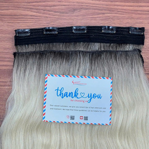 Vente en gros d'extensions de cheveux vietnamiens 100% humains Soyeux Vague Droite Clip-In Remy Tissage sans couture Tissage de cheveux teints - Product Image 2