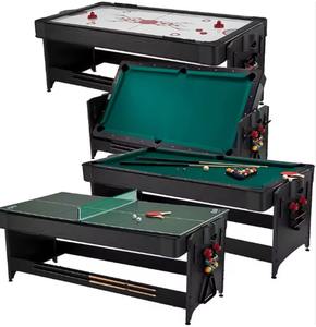 Mesa de Juego 3 en 1 Nueva de la Marca Fat-Cat Original: Air Hockey, Billar y Tenis de Mesa con Patas de Madera Maciza - Product Image 1