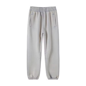 Survêtements 2 pièces à capuche unisexe personnalisés pour hommes, sweats à capuche délavés au soleil en polaire à épaules tombantes - Product Image 6