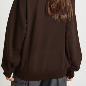 Sudadera de Algodón para Mujer con Mangas Largas para Compradores al por Mayor, Diseño de Alta Calidad con Tela Suave y Cuello Camisero - Product Image 6