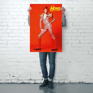 David Bowie Glam <b>Poster</b> Paper Wall Decor - Product Image 4