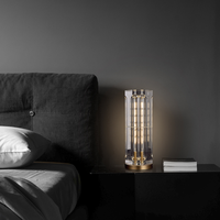 Lampes de bureau Offre Spéciale maison hôtel décor lumière LED Table de Restaurant luxe moderne Portable lampe de Table en cristal