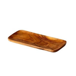 Plateau de service en bois décoratif de haute qualité vaisselle faite à la main plateau rectangulaire en bois naturel pour ustensiles de cuisine et vaisselle - Product Image 1