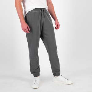 Pantalon cargo vintage taille haute personnalisé pour hommes, pantalon de jogging en molleton de coton délavé à l'acide, coupe ample, streetwear décontracté pour l'automne - Product Image 1