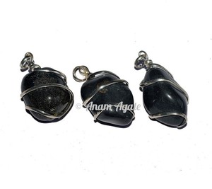 Pierre de Lune arc-en-ciel Roulés Pendentifs Pierres Précieuses Pendentifs - Product Image 5