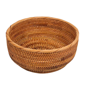 Panier/plateau en rotin de pain en osier fait à la main écologique de qualité supérieure stockage disponible pour l'artisanat du Vietnam au détail ou à la maison - Product Image 1