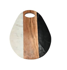Planche à découper en marbre de premier ordre, qualité supérieure, design unique, utilisée pour la découpe de légumes, service de personnalisation disponible - Product Image 5