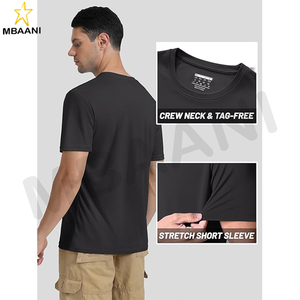 <b>Mens</b> Athletic Short Sleeve <b>T</b>-<b>shirts</b> Sun Protection <b>Swim</b> <b>Shirts</b> Dry Fit Running Workout Rash Guard UPF50+ Tops - Product Image 3