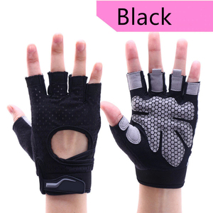 Unisex Gym Gloves Custom Logo Leather Sports Fitness Workout Gloves for Riding Weight Lifting Exercise-1 Pair - Product Image 5