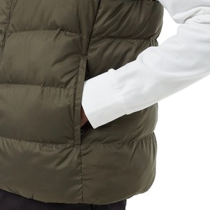 เสื้อกั๊กพัฟเฟอร์คอปกพับได้หลากสีสำหรับผู้ชาย ฤดูหนาว ฤดูใบไม้ร่วง สวมใส่สบายๆ แบบลำลอง ผ้าหนา อุ่น ล้างทำความสะอาดได้ รุ่นใหม่ปี 2025 พร้อมโลโก้ - Product Image 4