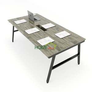 Modern Adjustable <b>Office</b> Conference <b>Table</b>-200x100 MDF - Product Image 1