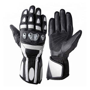 Concevez vos propres gants de moto en cuir personnalisés à écran tactile, imperméables, à doigts complets, avec fermeture auto-agrippante, au meilleur prix, vente en gros - Product Image 4