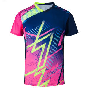 Hombres de alta calidad Sublimación Impresión 100% Poliéster Deportes Entrenamiento Sublimación Últimas camisetas - Product Image 5