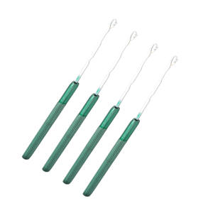 Newest Hot Selling Hair Styling Colorful <b>Hook</b> Pulling Needle <b>Crochet</b> <b>Hook</b> Tools Stainless With Free Custom Brand Logo & Color - Product Image 1