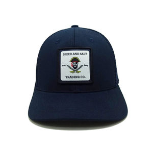 Trending Headwear Custom Woven Patch Logo Trucker Hats Venta al por mayor Low MOQ Snapback Mesh Cap 6 Panel Multiple Color Choice - Product Image 1