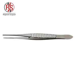 Pinces à tissus Gillies 1x2 dents, pince de dissection manuelle, acier inoxydable, RS-TF-07, classe I, certifié CE, garantie 5 ans et plus - Product Image 4