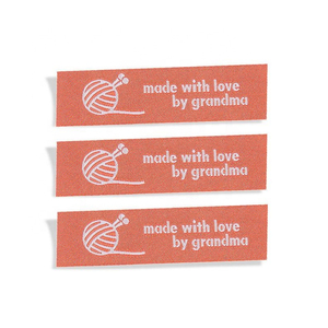 Etiquette de vêtements personnalisée Insignes tissés de haute qualité pour vêtements pour uniformes scolaires Logo de marque Étiquettes et étiquettes personnalisées - Product Image 5