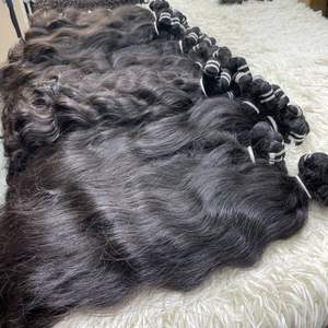 ชุดลดราคา Black Friday พร้อมส่งจากเวียดนาม ผมเวอร์จินแท้แบบธรรมชาติ ลอนคลื่น ขนาด 6-38 นิ้ว ผมจีนแบบ Remy เย็บด้วยเครื่องจักร แบบ Double Weft ทรง 3s น้ำหนัก 100 กรัม - Product Image 1