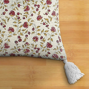 100% coton moderne motif géométrique housses de coussin jetables Floral et rayé Designer oreillers pour la maison salon - Product Image 4