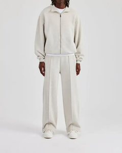 Survêtement polaire technique pour homme Ensemble de jogging 100% coton avec survêtement polaire d'hiver noir Fabriqué au Pakistan 2025 - Product Image 3