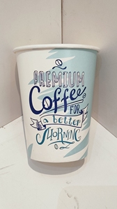 Vasos de papel artesanales de doble pared de calidad biodegradable y desechable de primera calidad con logotipo personalizado Embalaje de bebidas ecológico - Product Image 2