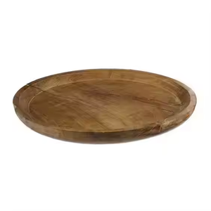 Assiettes à dîner en bois classiques, écologiques, en stock, artisanales, de qualité supérieure par Crescent Crafts - Product Image 3