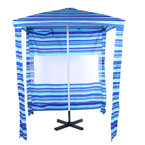 Portable Beach <b>Umbrella</b> <b>Sun</b> Shelter Square Four-Corner Windproof UV Protection Customizable Outdoor <b>Shade</b> - Product Image 5