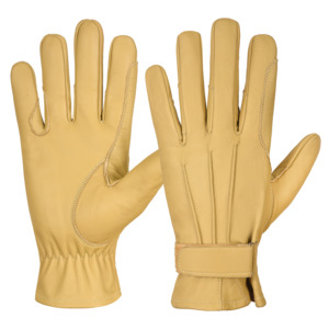 ถุงมือขี่ม้าหนังแท้ OEM ODM สำหรับฤดูร้อน ระบายอากาศได้ดี น้ำหนักเบา สายรัดข้อมือปรับได้ ป้องกันฝ่ามือ - Product Image 1