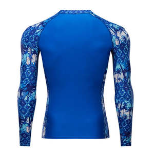 Vente en Gros de Superbe Qualité Hommes Rash Guard Compression Serré Manches Longues Conception Respirante pour Adultes Porter - Product Image 3