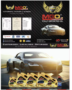 MGO Megzol 20W-50 Aceite de motor sintético SN Clasificado de alto rendimiento y duradero 14KG 4L Contenedor de plástico Limpiadores de lubricantes de motor - Product Image 2