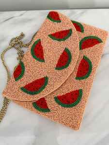 กระเป๋าลูกปัดแมกโนเลีย, กระเป๋าลูกปัดลายดอกไม้, กระเป๋าถือดอกไม้สีขาว, กระเป๋าสะพายไหล่ฤดูใบไม้ผลิ, กระเป๋าลูกปัดฤดูร้อน, ดอกไม้ทำมือ - Product Image 2