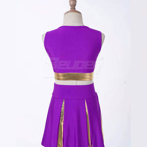 Premium Quality Customized <b>Cheerleading</b> Uniform Sets OEM Service Outdoor Use 100% Polyester Breathable Comfortable Lightweight - Product Image 5