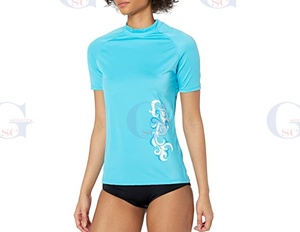 Protections anti-éruption cutanée à séchage rapide, imprimées sur mesure, en tissu doux de haute qualité, UPF 50, pour femmes, prix de fabrication d'usine bon marché - Product Image 5