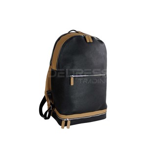 Precio al por mayor, calidad superior, mochila de piel auténtica hecha a medida, bolsos de hombro suaves para niños con forro de lona - Product Image 5