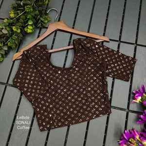 Luxury Women Blouse Perfect for Festive Occasions Weddings & <b>Parties</b> with Premium Material and Embroidery for Best Price - Product Image 2