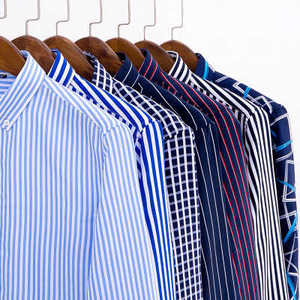 Plaid <b>Shirts</b> <b>Mens</b> Dress <b>Shirts</b> New Fashion Short Sleeved Summer Casual 100% Cotton <b>Men</b> Solid Pattern Full Sleeve Length 2025 - Product Image 5