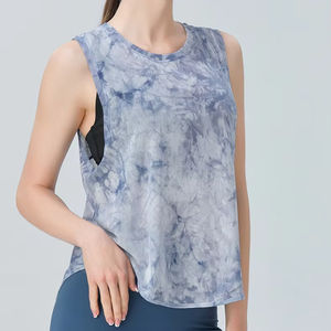 Top Deportivo Corto sin Mangas para Mujer, Diseño con Lazos Delanteros y Traseros, Cuello Redondo, Transpirable y Ecológico, Estilo Hip Hop, para Gimnasio y Yoga - Product Image 4