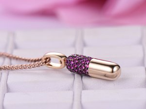 จี้แคปซูลอเมทิสต์ธรรมชาติ925จี้เงินเครื่องประดับอัญมณีสำหรับงานเลี้ยงวันเกิดเครื่องประดับจี้ไม้กางเขนศักดิ์สิทธิ์ของขวัญสำหรับจี้แต่งงานของเธอ - Product Image 2