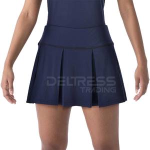 Jupes et shorts de padel pour femmes sportives de qualité supérieure 100% coton Satin respirant prix de gros - Product Image 5