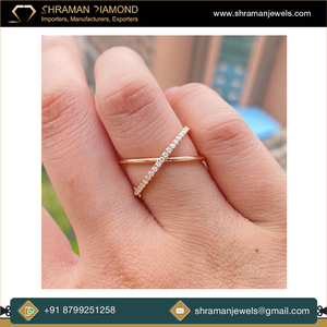 แหวนเพชรโมอิสสำหรับผู้หญิงชุบทอง9กรัม14K สี VVS1 1.64 tcw และ Def จากผู้ผลิตอินเดีย - Product Image 5