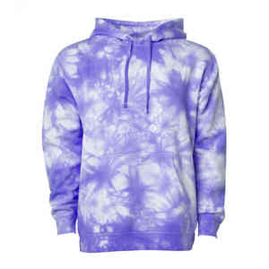 Sweat-shirt à capuche pour homme, imprimé tie-dye, léger, uni, surdimensionné, pour l'hiver, usage extérieur, 100% coton, respirant - Product Image 4