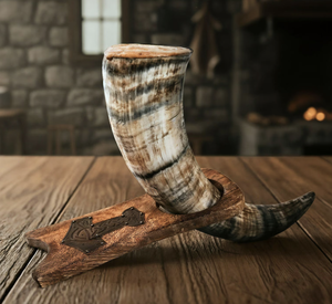 Cuerno para Beber Cerveza Vikingo Pulido Más Vendido, Hecho a Mano en Europa, Estilo Animal, Decoración Ecológica para el Hogar, Tamaño Personalizado, Nuevo - Product Image 2