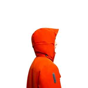 แจ็คเก็ตผ้าฝ้ายทอลายทแยงกันน้ำพร้อมฝากระโปรง - Product Image 5