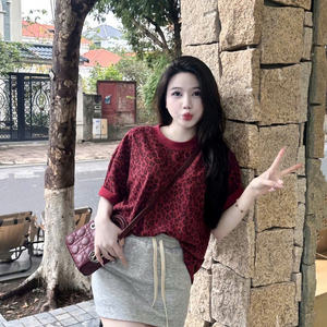 เสื้อยืดแฟชั่นสุดฮอตสำหรับผู้หญิงเสื้อยืดผ้าฝ้ายสำหรับเด็กผู้หญิงซักได้ในถุงโพลีผลิตจากเวียดนามผู้ผลิตในเวียดนาม - Product Image 5