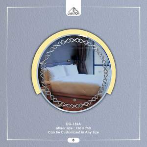 Miroir de salle de bain design avec réflexion claire pour les espaces intérieurs modernes en provenance d'Inde - Product Image 2