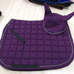 Tapis de selle rouge avec logo personnalisé pour l'équitation équestre, écurie de haute qualité, utilisation en gros logo personnalisé - Product Image 6