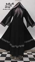Fabricant de robes Abaya longues pour femmes, style musulman arabe, printemps-automne, nouvelle collection, grande taille, en polyester.