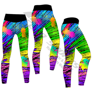 กางเกงรัดรูปยืดได้สี่ทางสำหรับผู้หญิงกางเกงรัดรูปเล่นกีฬาแห้งเร็วพิมพ์ลายเป็นมิตรกับสิ่งแวดล้อม - Product Image 1